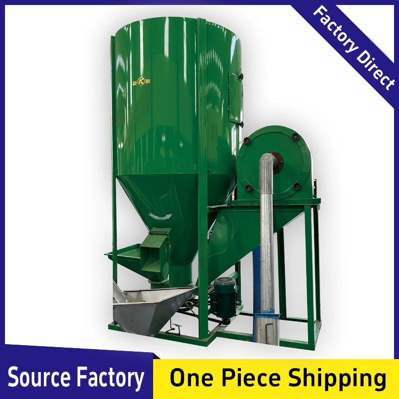 Self-priming crushing and mixing machine
